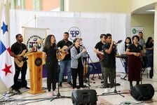 El grupo Melodías UTP amenizó la actividad.