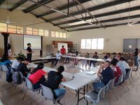 Curso dictado por los estudiantes Eduardo Sánchez, Kevin Sánchez y Ariel Ojo