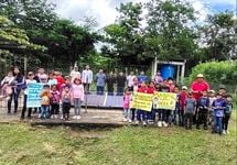 Entrega de Proyecto de rehabilitación de sistema solar fotovoltaico en Mata Palo.