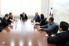 Temas como realizar proyectos en conjunto a futuro en Panamá Pacífico se trataron en esta reunión.