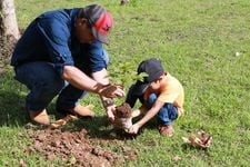 La actividad busca promover la inclusión en la región dejando una huella ecológica por parte de los pacientes del Centro y sus familiares.