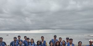 Estudiantes de la UTP Chiriquí participan en jornada de limpieza de playas en conmemoración al Día del Medio Ambiente y de los Océanos